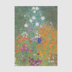 Flower Garden by Gustav Klimt Tissue Paper