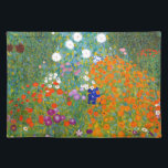 Flower Garden by Gustav Klimt Vintage Floral Placemat<br><div class="desc">Bauerngarten / Flower Garden / Cottage Garden vintage art painted in 1905 by Austrian Symbolist & Art Nouveau Artist Gustav Klimt (1862-1918)</div>