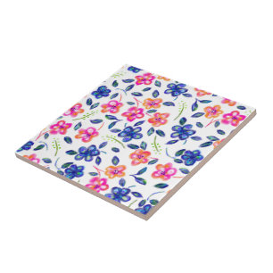 Flower Garden Ceramic Tile
