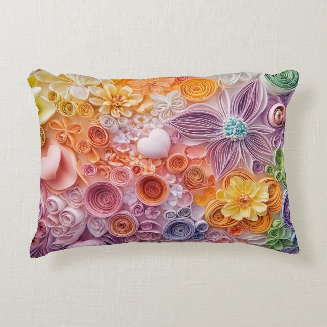 Flower garden cushion (Front)