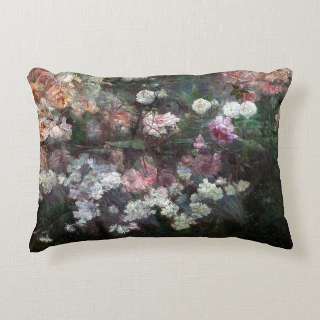 Flower Garden Decorative Cushion (Front)