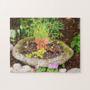 Flower Garden Fairy Photo Painting  Jigsaw Puzzle