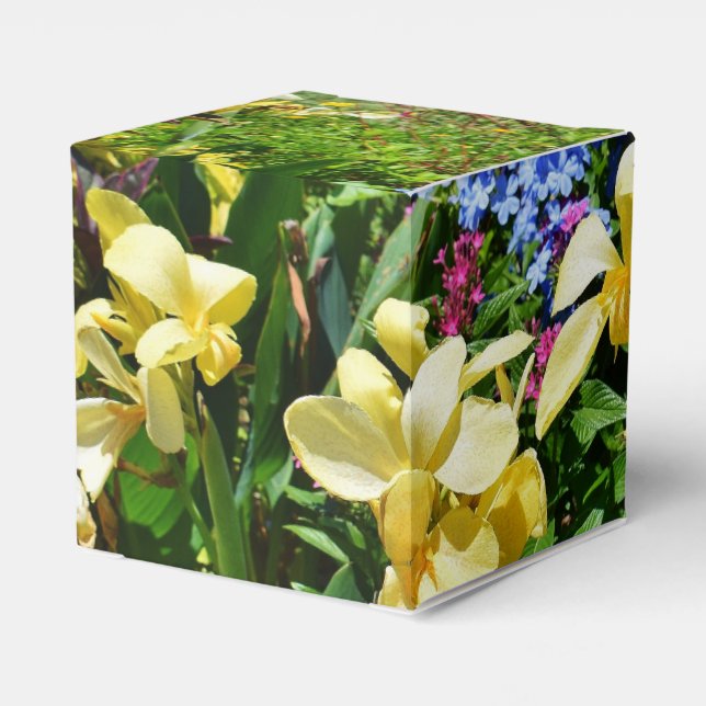 Flower Garden  Favour Box (Back Side)