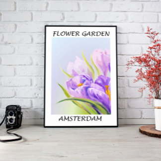 Flower Garden Fine Wall Art Canvas