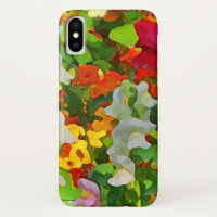 Flower Garden  Floral Abstract iPhone X Case