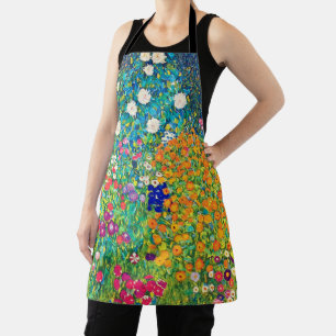 Flower Garden, Gustav Klimt Apron