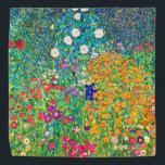 Flower Garden, Gustav Klimt Bandana<br><div class="desc">Gustav Klimt (July 14, 1862 – February 6, 1918) was an Austrian symbolist painter and one of the most prominent members of the Vienna Secession movement. Klimt is noted for his paintings, murals, sketches, and other objets d'art. In addition to his figurative works, which include allegories and portraits, he painted...</div>