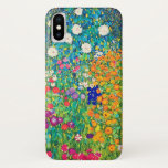 Flower Garden, Gustav Klimt iPhone X Case<br><div class="desc">Gustav Klimt (July 14, 1862 – February 6, 1918) was an Austrian symbolist painter and one of the most prominent members of the Vienna Secession movement. Klimt is noted for his paintings, murals, sketches, and other objets d'art. In addition to his figurative works, which include allegories and portraits, he painted...</div>