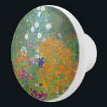 Flower Garden (Gustav Klimt) Ceramic Knob<br><div class="desc">This design features a painting by Austrian artist Gustav Klimt (1862–1918). It is a depiction of a beautiful flower garden in Klimt's typical impressionist style. The flowers almost look like they're overflowing, and it's impossible not to feel uplifted by their beauty. The original work was completed in 1907 and its...</div>
