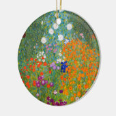 Flower Garden | Gustav Klimt Ceramic Ornament (Left)
