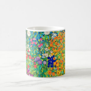 Flower Garden, Gustav Klimt Coffee Mug