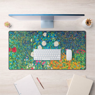 Flower Garden, Gustav Klimt Desk Mat