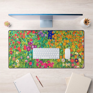 Flower Garden, Gustav Klimt Desk Mat