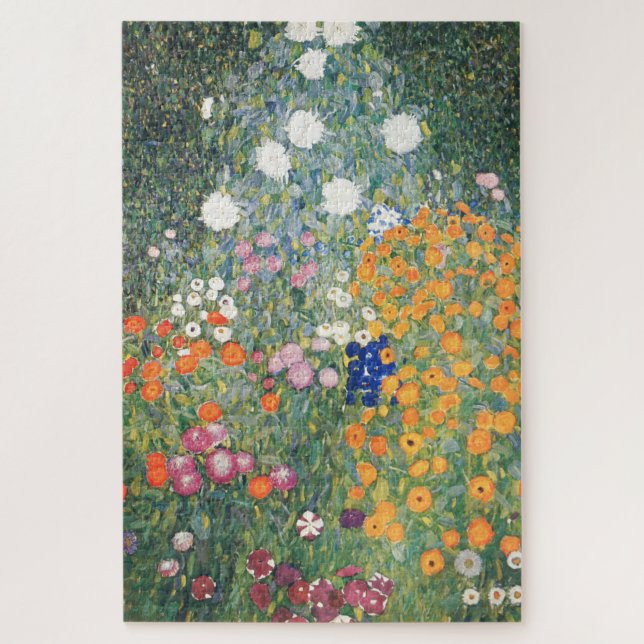 Flower Garden Gustav Klimt Jigsaw Puzzle (Vertical)