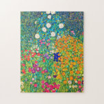 Flower Garden, Gustav Klimt Jigsaw Puzzle<br><div class="desc">Gustav Klimt (July 14, 1862 – February 6, 1918) was an Austrian symbolist painter and one of the most prominent members of the Vienna Secession movement. Klimt is noted for his paintings, murals, sketches, and other objets d'art. In addition to his figurative works, which include allegories and portraits, he painted...</div>