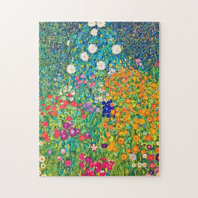 Flower Garden, Gustav Klimt Jigsaw Puzzle (Vertical)