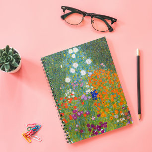 Flower Garden Gustav Klimt Notebook