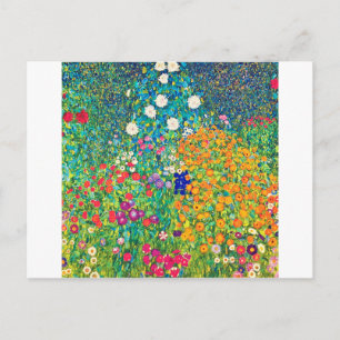 Flower Garden, Gustav Klimt Postcard