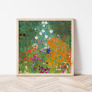 Flower Garden   Gustav Klimt Poster