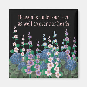 Flower Garden Heaven on Earth Magnet