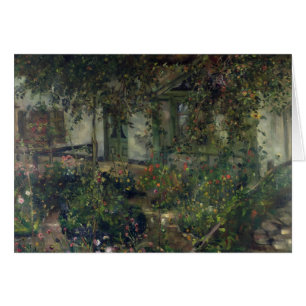 Flower garden in bloom, 1904
