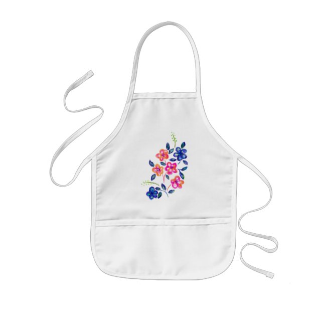 Flower Garden Kids Apron (Front)