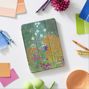 Flower Garden Landscape Gustav Klimt iPad Air Cover