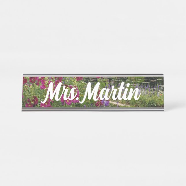 Flower Garden Name Plate (Front)