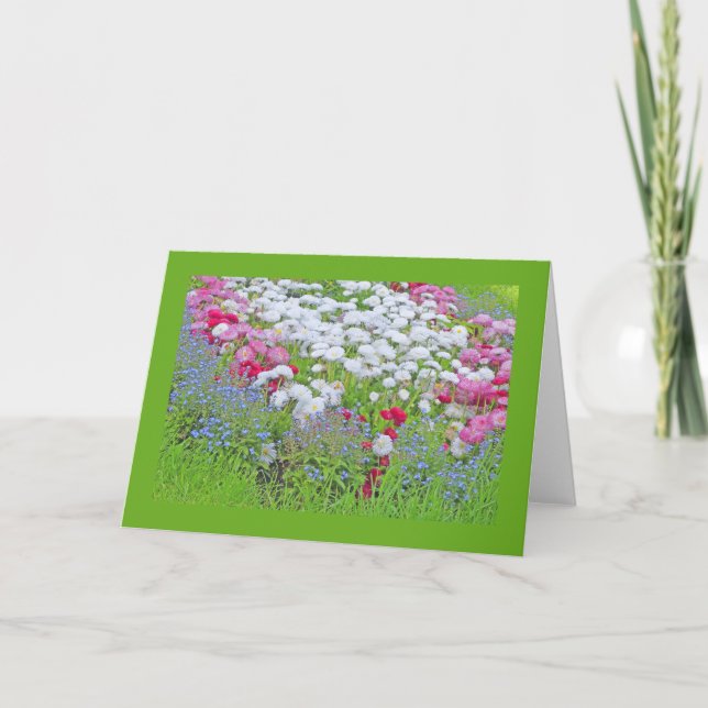 "FLOWER GARDEN" NOTE CARD (Front)