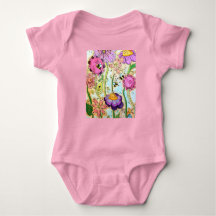 Flower Garden One- piece for Baby