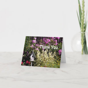 Flower Garden Painting Thank You Card