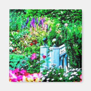 Flower Garden Paradise Magnet