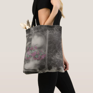 Flower Garden Partial Colour  Tote Bag