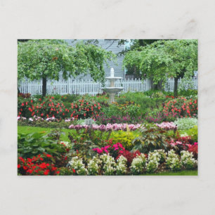Flower Garden Postcard