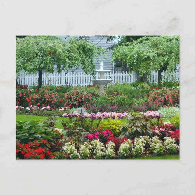 Flower Garden Postcard (Front)