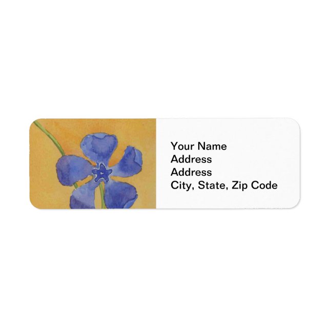 Flower Garden Return Address Label (Front)