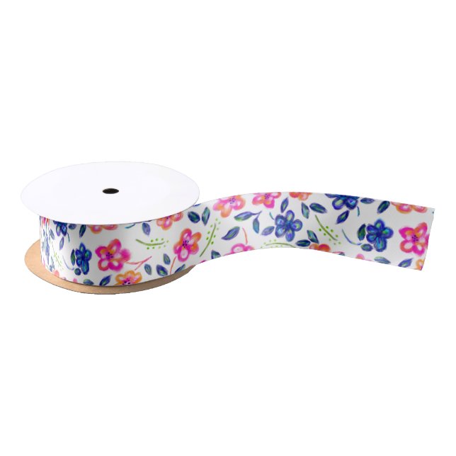 Flower Garden Satin Ribbon (Spool)