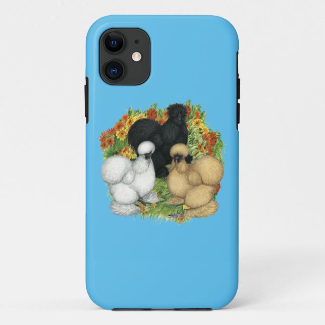 Flower Garden Silkies Case-Mate iPhone Case (Back)