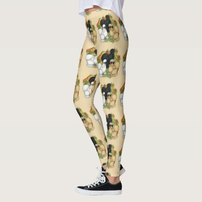Flower Garden Silkies Leggings (Left)