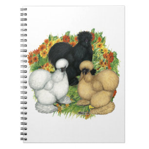 Flower Garden Silkies Notebook