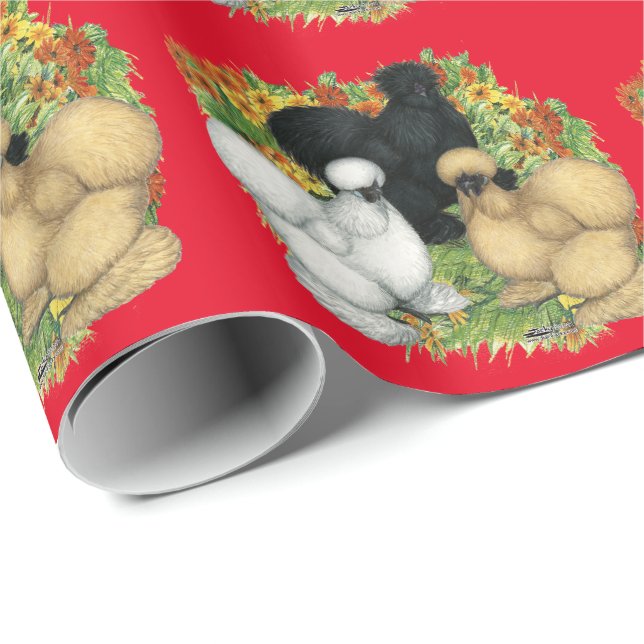 Flower Garden Silkies Wrapping Paper (Roll Corner)
