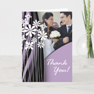 Flower Garden Thank You (lilac) Card