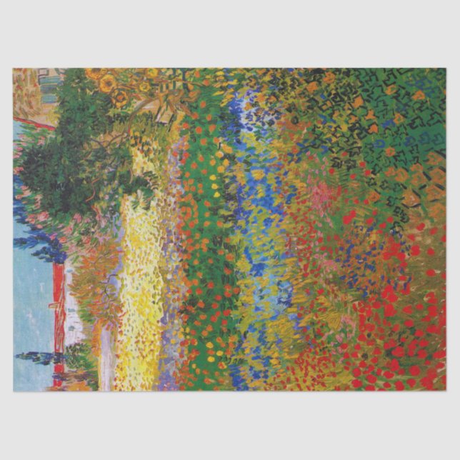 Flower Garden, Van Gogh Tissue Paper (Front)