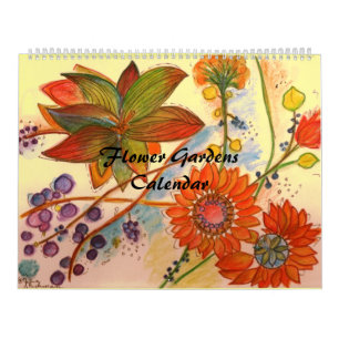 Flower Gardens Calendar