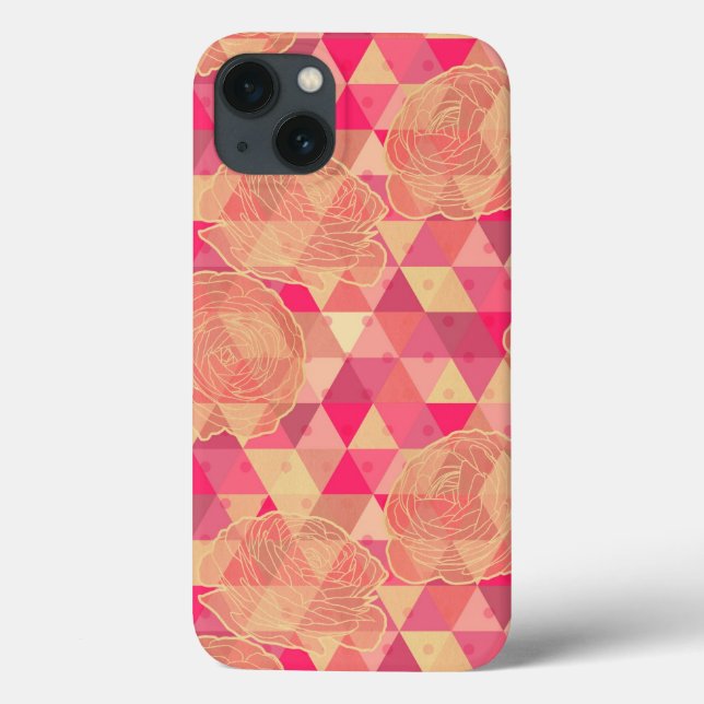 Flower geometrical pattern Case-Mate iPhone case (Back)