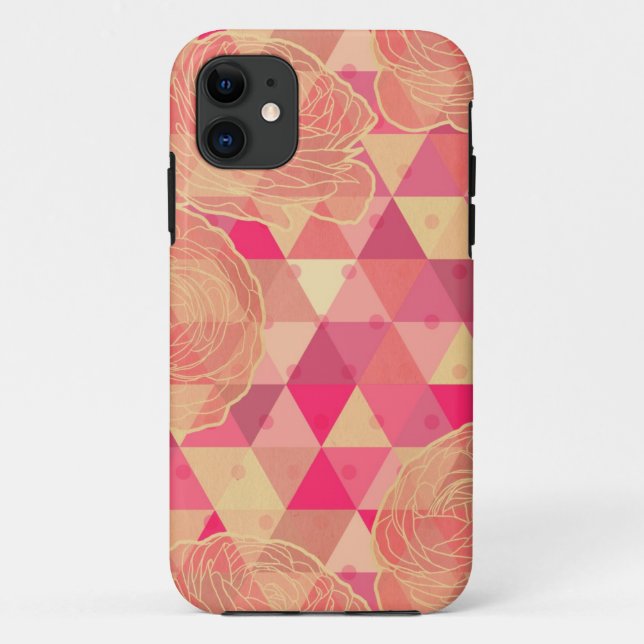 Flower geometrical pattern Case-Mate iPhone case (Back)