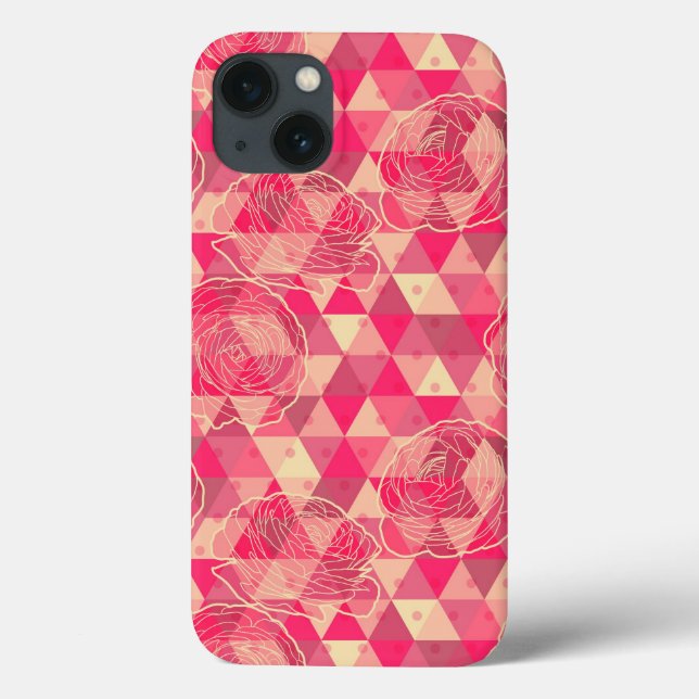 Flower geometrical pattern Case-Mate iPhone case (Back)
