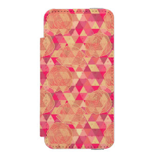 Flower geometrical pattern incipio watson™ iPhone 5 wallet case