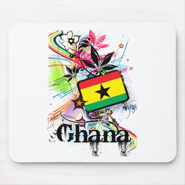 Flower Ghana Mouse Pad (Front)