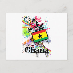 Flower Ghana Postcard